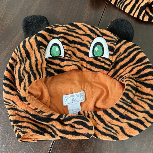 The Children's Place 2pc Tiger‎ Halloween Costume Sz 6-12 months Good Condition - Picture 6 of 7